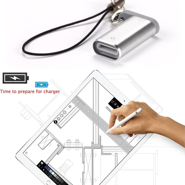 อะแดปเตอร์เครื่องชาร์จ Apple Pencil ของ Apple Shell อะลูมิเนียมสำหรับ iPad Pro