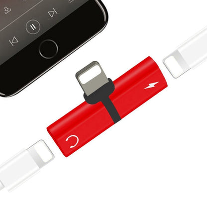 2 in 1 8 Pin 5V 1A ฟังโทรตัวแปลงเสียงอะแดปเตอร์หูฟัง