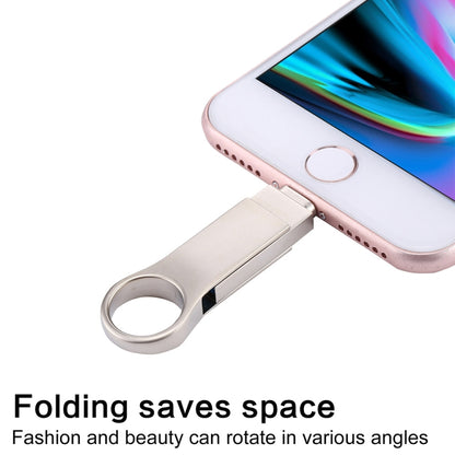 RQW-10D แฟลชไดรฟ์ USB 2.0 2 ใน 1 และ 8 พิน 16GB, RQW-10D