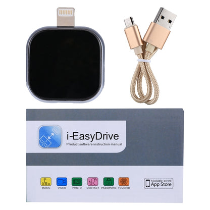 RQW-18S 8 Pin 32GB แฟลชไดรฟ์อเนกประสงค์พร้อมสาย USB / Micro USB เข้ากับ Micro USB, RQW-18S Black