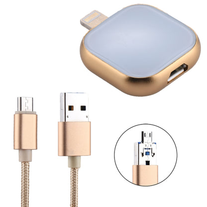 RQW-18S 8 Pin 16GB แฟลชไดรฟ์อเนกประสงค์พร้อม USB / Micro USB เข้ากับสาย Micro USB, RQW-18S Black, RQW-18S Gold