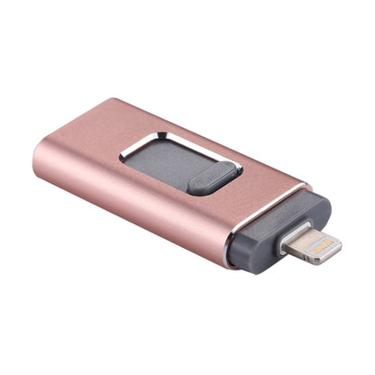 easyflash RQW-01B 3 ใน 1 USB 2.0 และ 8 Pin และ Micro USB 64GB แฟลชไดรฟ์, RQW-01B Rose Gold
