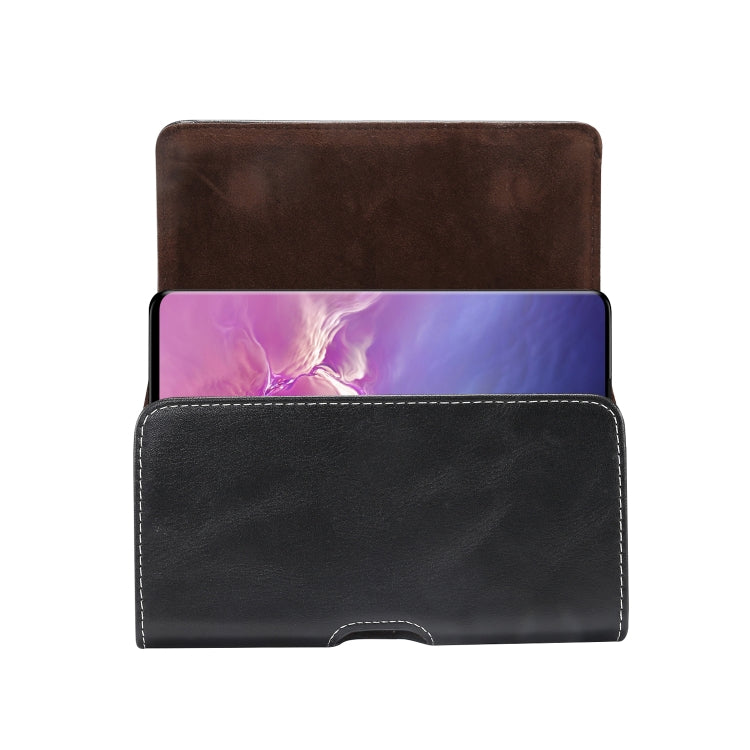 Men Lambskin Texture โทรศัพท์มือถืออเนกประสงค์อเนกประสงค์กระเป๋าหนังคาดเอวสำหรับสมาร์ทโฟนขนาด 5.5 นิ้วหรือต่ำกว่า, For 5.5 Inch