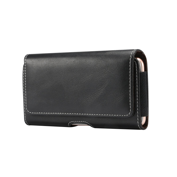 Men Lambskin Texture โทรศัพท์มือถืออเนกประสงค์อเนกประสงค์กระเป๋าหนังคาดเอวสำหรับสมาร์ทโฟนขนาด 5.2 นิ้วหรือต่ำกว่า, For 5.2 Inch