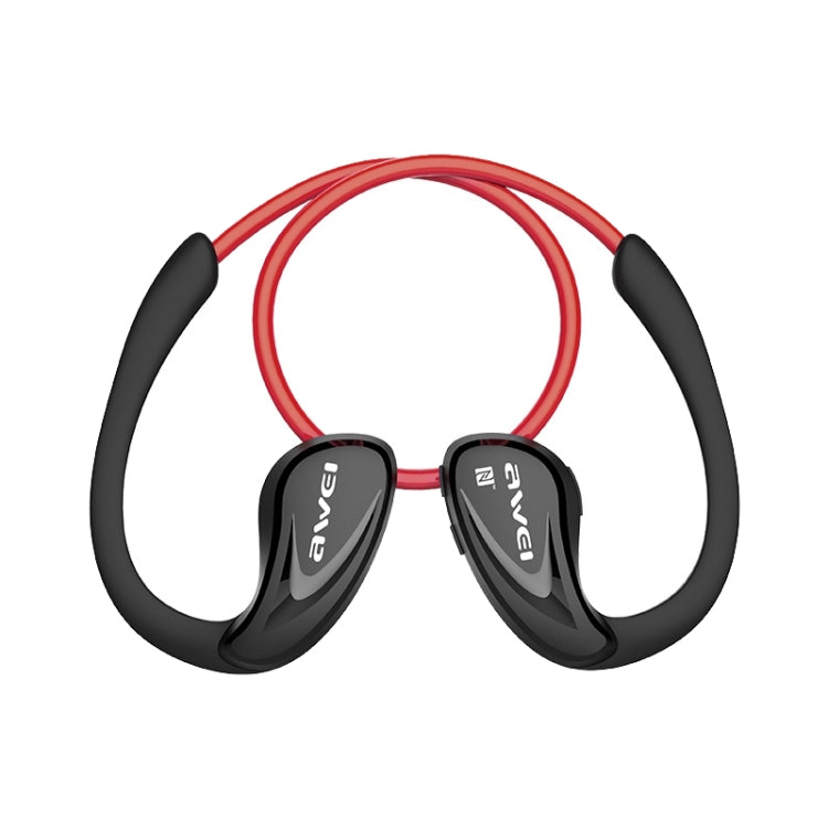 AWEI A880BL กีฬากันน้ำ Bluetooth CSR4.1 หูฟัง ชุดหูฟังสเตอริโอไร้สายพร้อมฟังก์ชัน NFC, A880BL