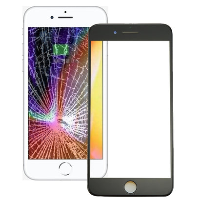 เลนส์กระจกด้านนอกหน้าจอด้านหน้าพร้อมกรอบหน้าจอ LCD ด้านหน้าและกาวใส OCA สำหรับ iPhone 8 Plus, For iPhone 8 Plus (Frame+OCA)