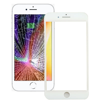 เลนส์กระจกด้านนอกหน้าจอด้านหน้าพร้อมกรอบหน้าจอ LCD ด้านหน้าและกาวใส OCA สำหรับ iPhone 8 Plus, For iPhone 8 Plus (Frame+OCA)