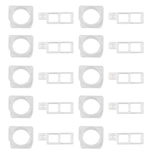 10 ชุดสำหรับ iPhone 8 Plus ด้านหน้าโมดูลกล้อง Bezel + ตัวยึดเซ็นเซอร์, For iPhone 8P