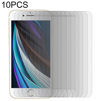 สำหรับ iPhone SE 2022 / SE 2020 10pcs Large Arc EdgeTempered Glass Film, For iPhone SE 2022 (10pcs)