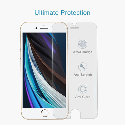 สำหรับ iPhone SE 2022 / SE 2020 50pcs Large Arc EdgeTempered Glass Film, For iPhone SE 2022 (50pcs)