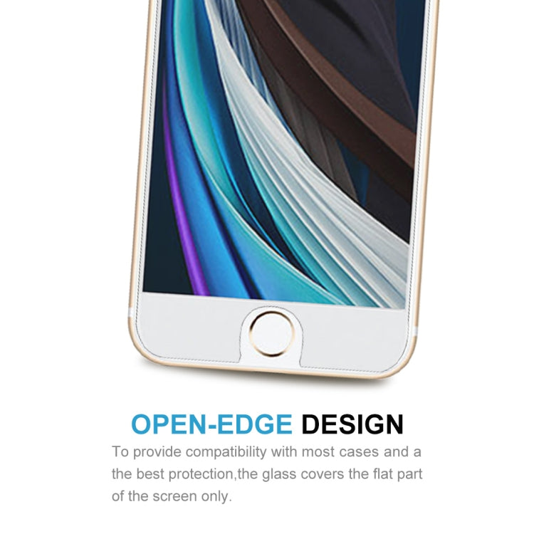 สำหรับ iPhone SE 2022 / SE 2020 50pcs Large Arc EdgeTempered Glass Film, For iPhone SE 2022 (50pcs)