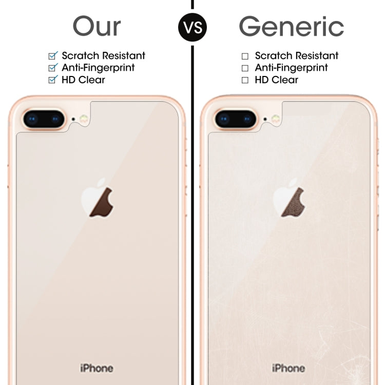สำหรับเมมเบรนด้านหลัง IPhone 8 Plus และ 7 Plus ความแข็ง 0.3 มม. 9H การป้องกันชายแดนโค้ง 2.5d ระเบิดเมมเบรนด้านหลังคุณภาพสูง, For 8P & 7P