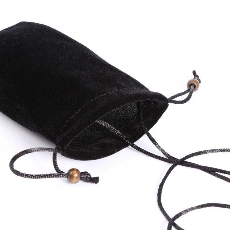 6.9 นิ้ว Universal Leisure Cotton Flock Cloth กระเป๋าพกพาพร้อมเชือกเส้นเล็กสำหรับ iPhone 8 Plus, Galaxy S10 +, Huawei Mate 20X, Xiaomi Max