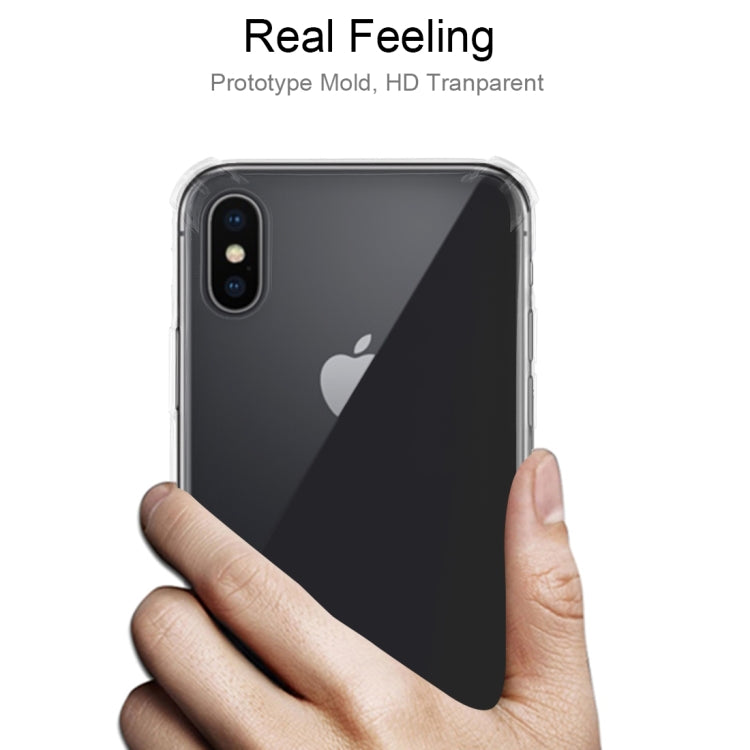 สำหรับ iPhone X / XS 0.75 มม. เคสป้องกัน TPU โปร่งใสบางเฉียบ, iPhone X / XS(1PCS)