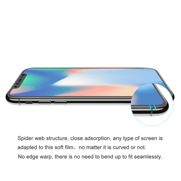 ENKAY Hat-Prince 0.1 มม. 3D แบบเต็มหน้าจอป้องกันฟิล์มไฮโดรเจลป้องกันการระเบิดสำหรับ iPhone XS, TPU + TPE + วัสดุ PET, iPhone XS