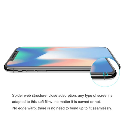ENKAY Hat-Prince 0.1 มม. 3D แบบเต็มหน้าจอป้องกันฟิล์มไฮโดรเจลป้องกันการระเบิดสำหรับ iPhone XS, TPU + TPE + วัสดุ PET, iPhone XS