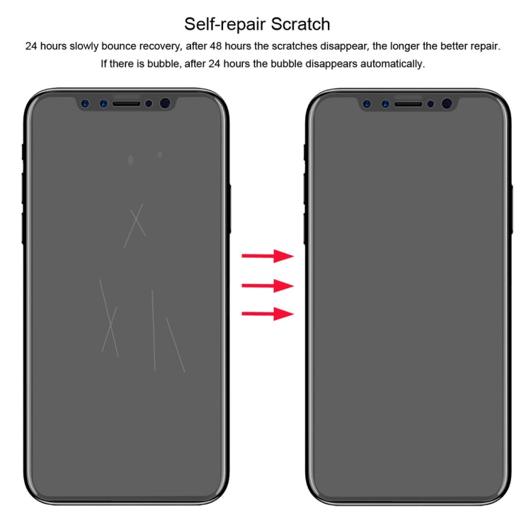 ENKAY Hat-Prince 0.1 มม. 3D แบบเต็มหน้าจอป้องกันฟิล์มไฮโดรเจลป้องกันการระเบิดสำหรับ iPhone XS, TPU + TPE + วัสดุ PET, iPhone XS