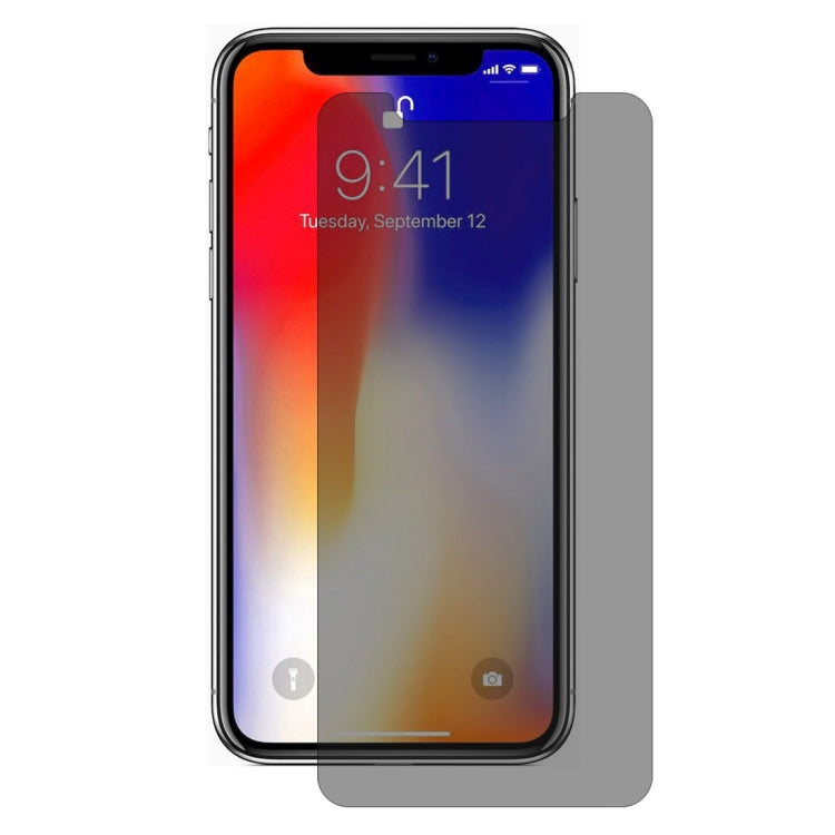 สำหรับ iPhone XS Max ENKAY Hat-Prince 0.26mm 9H 2.5D ความเป็นส่วนตัวฟิล์มกระจกนิรภัยป้องกันแสงสะท้อน, For XS Max