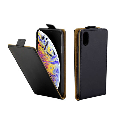 สำหรับ iPhone XS Max ธุรกิจสไตล์พลิกแนวตั้งซองหนัง TPU พร้อมช่องเสียบการ์ด, For XS Max