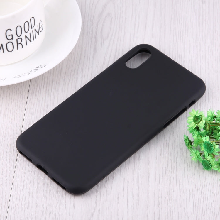 สำหรับ iPhone XS Max สีทึบ Frosted Soft TPU Case, For XS Max