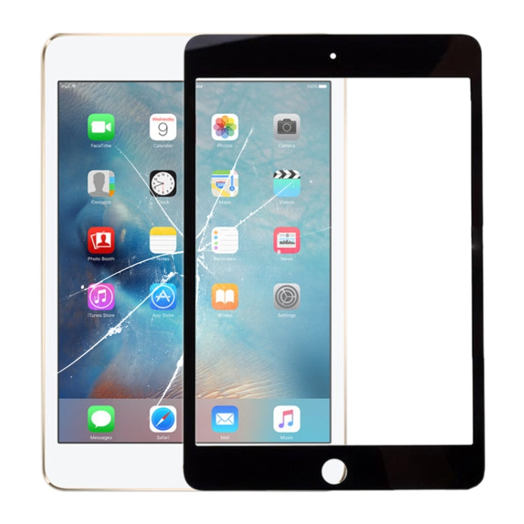 เลนส์กระจกด้านนอกหน้าจอด้านหน้าสำหรับ iPad Mini 4 A1538 A1550, For iPad Mini 4