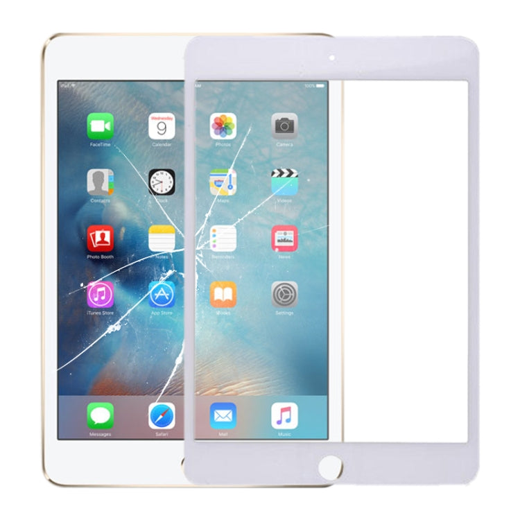 เลนส์กระจกด้านนอกหน้าจอด้านหน้าสำหรับ iPad Mini 4 A1538 A1550, For iPad Mini 4