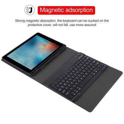 IP071 สำหรับ iPad Pro 9.7 นิ้ว / iPad Air 2 / iPad Air /iPad 9.7 (2018) และ iPad 9.7 (2017) แป้นพิมพ์บลูทูธ ABS แบบแยกส่วน + เคสแท็บเล็ตหนังพลิกแนวนอนเนื้อลิ้นจี่พร้อมที่วาง, For iPad Pro 9.7 / 9.7 inch 2017 / 9.7 2018 / Air / Air 2