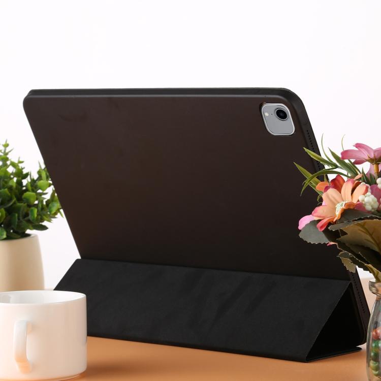 ซองหนังสีทึบพลิกแนวนอนสำหรับ iPad Pro 12.9 นิ้ว (2018) พร้อมตัวยึดสามพับและฟังก์ชั่นปลุก / นอนหลับ, For iPad Pro 12.9 inch (2018)