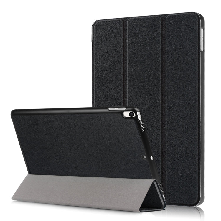 ซองหนังพลิกแนวนอน Custer Texture สำหรับ iPad Air 2019 10.5 นิ้วพร้อมตัวยึดสามพับและฟังก์ชั่นพัก / ปลุก, For iPad Air 2019 10.5 inch