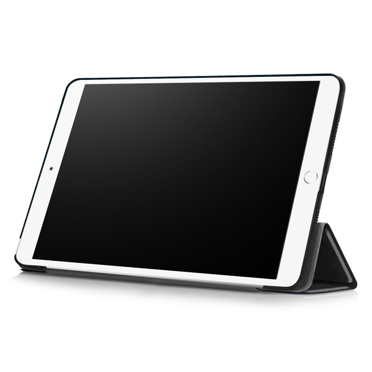 ซองหนังพลิกแนวนอน Custer Texture สำหรับ iPad Air 2019 10.5 นิ้วพร้อมตัวยึดสามพับและฟังก์ชั่นพัก / ปลุก, For iPad Air 2019 10.5 inch