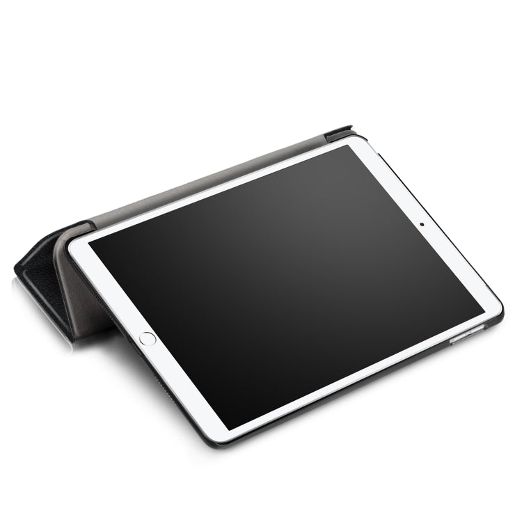 ซองหนังพลิกแนวนอน Custer Texture สำหรับ iPad Air 2019 10.5 นิ้วพร้อมตัวยึดสามพับและฟังก์ชั่นพัก / ปลุก, For iPad Air 2019 10.5 inch
