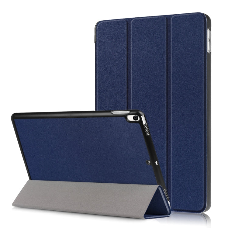 ซองหนังพลิกแนวนอน Custer Texture สำหรับ iPad Air 2019 10.5 นิ้วพร้อมตัวยึดสามพับและฟังก์ชั่นพัก / ปลุก, For iPad Air 2019 10.5 inch