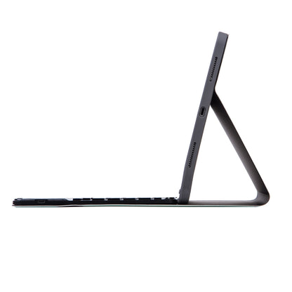 X-11BC Skin Plain Texture เคสแท็บเล็ตคีย์บอร์ด Bluetooth ที่ถอดออกได้สำหรับ iPad Pro 11 นิ้ว 2020/2018 พร้อมทัชแพดและช่องเสียบปากกา