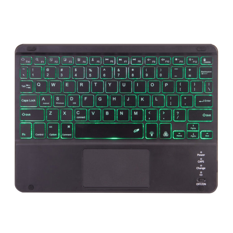 X-11BCS ผิวธรรมดาพื้นผิวคีย์บอร์ด Bluetooth ที่ถอดออกได้เคสแท็บเล็ตสำหรับ iPad Pro 11 นิ้ว 2020/2018 พร้อมทัชแพดและช่องเสียบปากกาและแสงไฟ