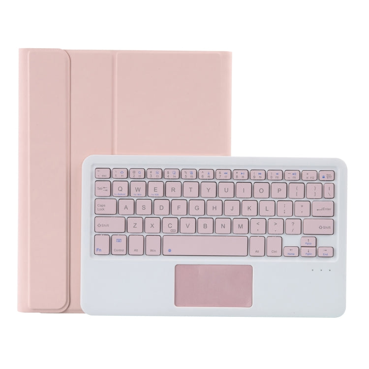YT11B-Aเคสแท็บเล็ตหนังคีย์บอร์ดบลูทูธสีลูกกวาดที่ถอดออกได้พร้อมทัชแพดและช่องเสียบปากกาและที่วางสำหรับiPad Pro 11 นิ้ว 2021, For iPad Pro 11 2022 / 2021 / Air 5 / Air 4
