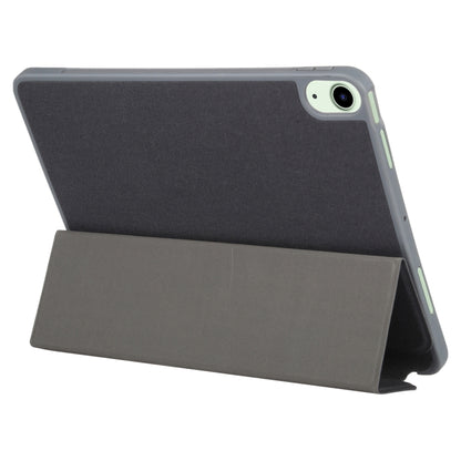 Mutural YASHI ซีรีส์ TPU + ผ้า PU รูปแบบพื้นผิวซองหนังพลิกแนวนอนพร้อมตัวยึดสามพับและช่องเสียบปากกาและฟังก์ชั่นปลุก / นอนหลับสำหรับ iPad Air 2022/2020 10.9, For iPad Air 2022 / 2020 10.9