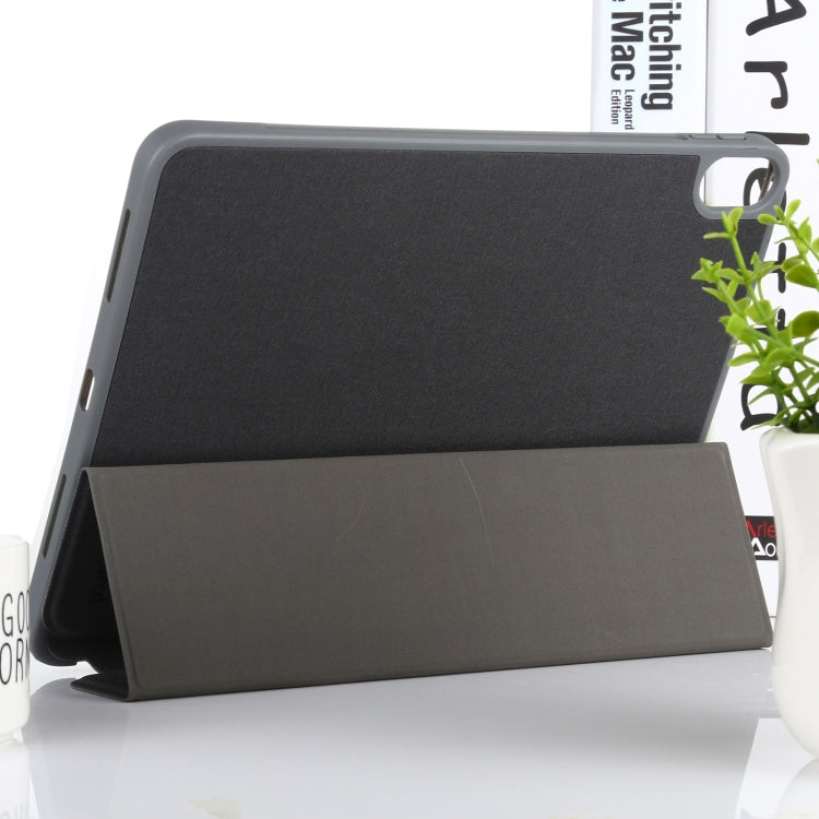 Mutural YASHI ซีรีส์ TPU + ผ้า PU รูปแบบพื้นผิวซองหนังพลิกแนวนอนพร้อมตัวยึดสามพับและช่องเสียบปากกาและฟังก์ชั่นปลุก / นอนหลับสำหรับ iPad Air 2022/2020 10.9, For iPad Air 2022 / 2020 10.9