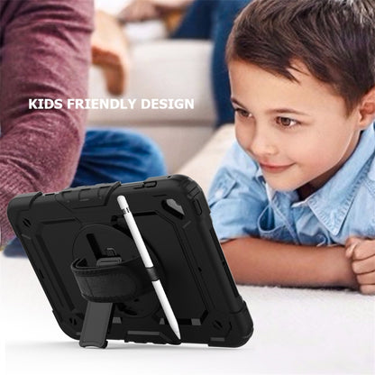 เคสซิลิกาเจลสีสันสดใสกันกระแทก PC สำหรับ iPad Mini 2019 / Mini 4 พร้อมตัวยึดและสายสะพายไหล่และสายคล้องมือและช่องเสียบปากกา, For iPad Mini 2019 / Mini 4