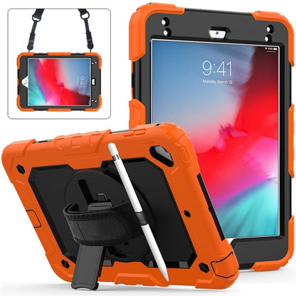 เคสซิลิกาเจลสีสันสดใสกันกระแทก PC สำหรับ iPad Mini 2019 / Mini 4 พร้อมตัวยึดและสายสะพายไหล่และสายคล้องมือและช่องเสียบปากกา, For iPad Mini 2019 / Mini 4