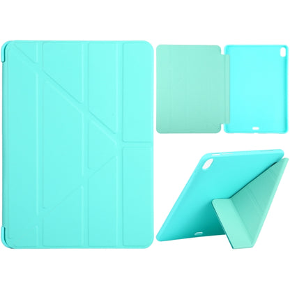 ซองหนังแบบเต็มตัวเนื้อ Millet PU+ ซิลิโคนพร้อมที่วางแบบพับได้หลายชั้นสำหรับ iPad Air (2020) 10.9 นิ้ว, For iPad Air (2020) 10.9 inch