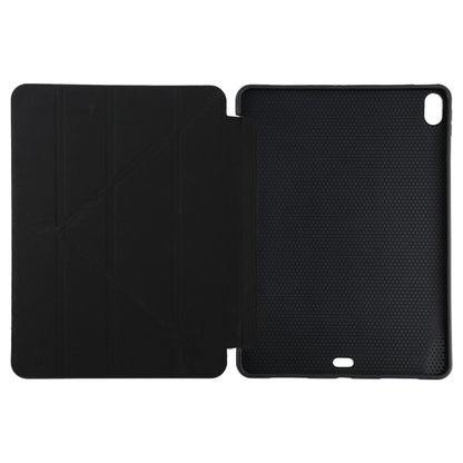 ซองหนังแบบเต็มตัวเนื้อ Millet PU+ ซิลิโคนพร้อมที่วางแบบพับได้หลายชั้นสำหรับ iPad Air (2020) 10.9 นิ้ว, For iPad Air (2020) 10.9 inch