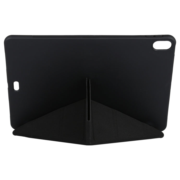 ซองหนังแบบเต็มตัวเนื้อ Millet PU+ ซิลิโคนพร้อมที่วางแบบพับได้หลายชั้นสำหรับ iPad Air (2020) 10.9 นิ้ว, For iPad Air (2020) 10.9 inch
