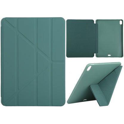 ซองหนังแบบเต็มตัวเนื้อ Millet PU+ ซิลิโคนพร้อมที่วางแบบพับได้หลายชั้นสำหรับ iPad Air (2020) 10.9 นิ้ว, For iPad Air (2020) 10.9 inch