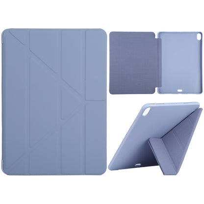 ซองหนังแบบเต็มตัวเนื้อ Millet PU+ ซิลิโคนพร้อมที่วางแบบพับได้หลายชั้นสำหรับ iPad Air (2020) 10.9 นิ้ว, For iPad Air (2020) 10.9 inch