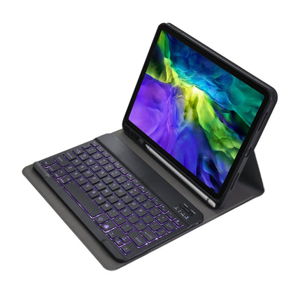 A11BS Ultra-บาง ABS คีย์บอร์ดบลูทูธแบบถอดได้เคสแท็บเล็ตพร้อมแสงไฟและช่องเสียบปากกาและที่วางสำหรับ iPad Pro 11 นิ้ว 2021, For iPad Pro 11 2022 / 2021 / Air 5 / Air 4