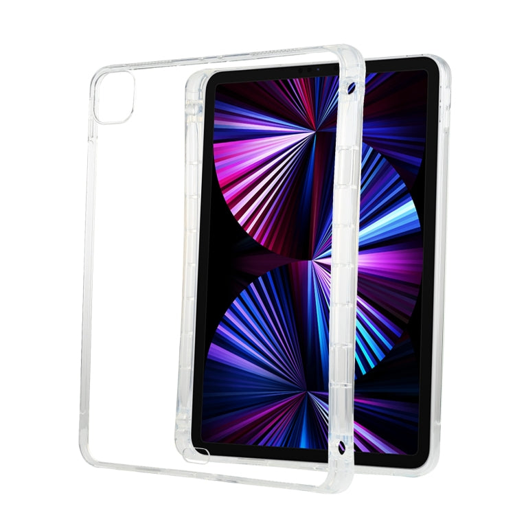 สำหรับ iPad Pro 11 2022/2021 โปร่งใสรวมทุกอย่างซิลิโคน TPU Anti-DROP ป้องกันกรณีแท็บเล็ตพร้อมช่องใส่ปากกา, For iPad Pro 11 2022 / 2021