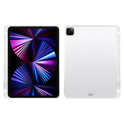 สำหรับ iPad Pro 11 2022/2021 โปร่งใสรวมทุกอย่างซิลิโคน TPU Anti-DROP ป้องกันกรณีแท็บเล็ตพร้อมช่องใส่ปากกา, For iPad Pro 11 2022 / 2021