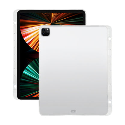 สำหรับ iPad Pro 12.9 2022/2021 โปร่งใสรวมทุกอย่างซิลิโคน TPU Anti-DROP ป้องกันกรณีแท็บเล็ตพร้อมช่องใส่ปากกา, For iPad Pro 12.9 2022 / 2021