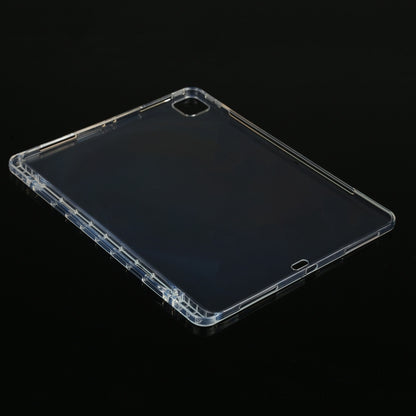 สำหรับ iPad Pro 12.9 2022/2021 โปร่งใสรวมทุกอย่างซิลิโคน TPU Anti-DROP ป้องกันกรณีแท็บเล็ตพร้อมช่องใส่ปากกา, For iPad Pro 12.9 2022 / 2021