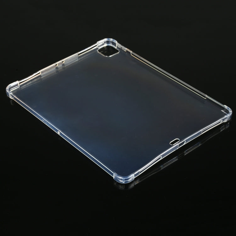สำหรับ iPad Pro 12.9 2022/2021 สี่มุมถุงลมนิรภัย Anti-DROP โปร่งใสป้องกันกรณีแท็บเล็ตพร้อมช่องใส่ปากกา, For iPad Pro 12.9 2022 / 2021
